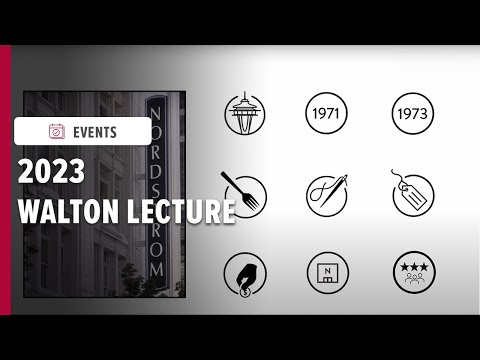 Walton Lecture 2023