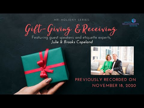 HRI Holiday Series Gift Giving and Receiving