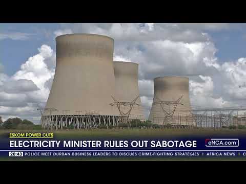 Eskom Power Cuts | Electricity minister rules out sabotage