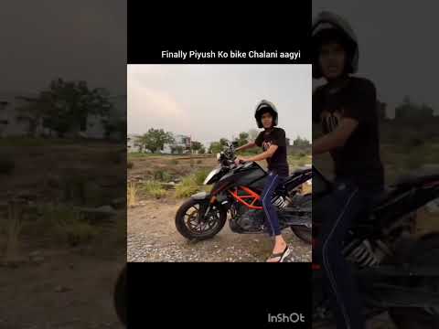 finally piyush ko bike chalaani aa gayi ll #shorts #vairalvideo #souravjoshistutas #piyushjoshivlogs