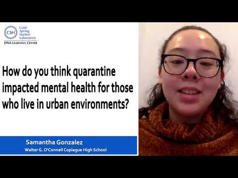 Students Talk Science — COVID-19: Quarantine and the urban environment