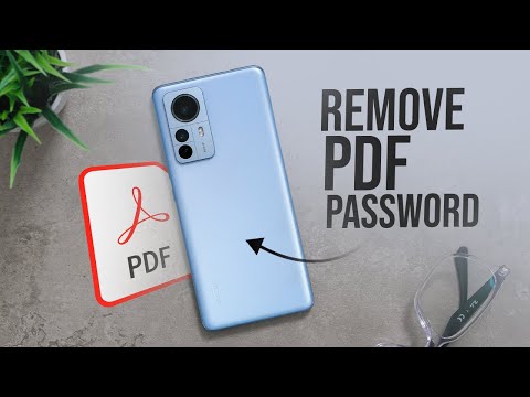 How to Remove PDF Password in Android (tutorial)