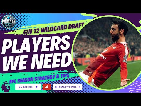 FPL GW12 Wildcard Draft | Which FPL Mids Are Essential?  | Fantasy Premier League Tips 2024/25