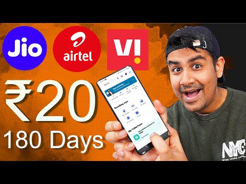 ₹20 - 180 Days Validity for Jio, Airtel, Vi & BSNL (TRAI New Rule Reality)