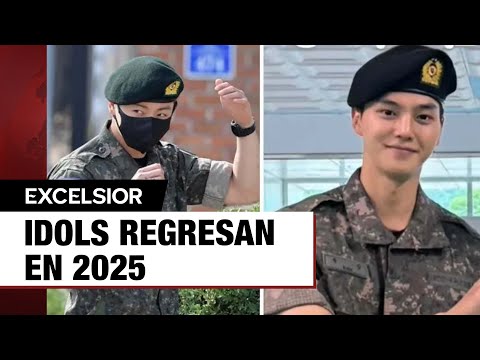 ¿Qué idols y actores coreanos terminan el servicio militar en el 2025?