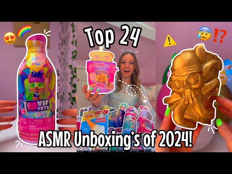 MY TOP 24 *BEST* ASMR MYSTERY UNBOXING VIDEOS OF 2024!😍✨ *THE ULTIMATE COMPILATION*😱| Rhia Official♡