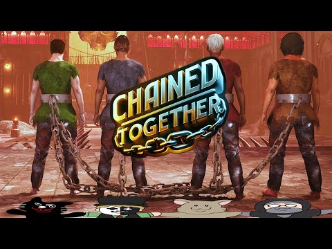 4人が鎖でつながれた状態で頂上を目指す友情崩壊ゲーム『 Chained Together 』