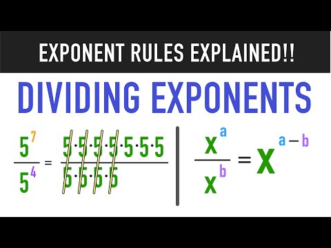 Dividing Exponents Explained in 3 Minutes!