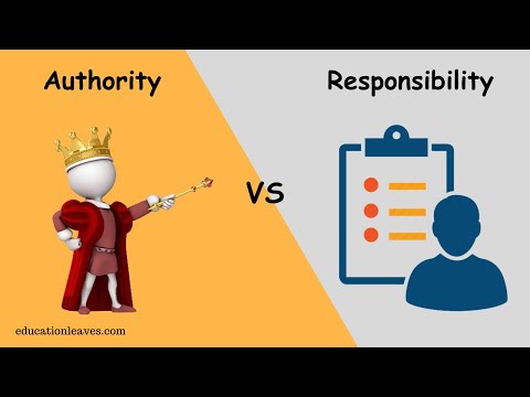 Authority vs Responsibility | Difference between Authority and Responsibility