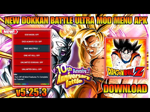 DBZ Dokkan Battle V5.25.3 Ultra Mod Menu APK / Ultra Mod for Dokkan Battle / Dragon Stones 💎