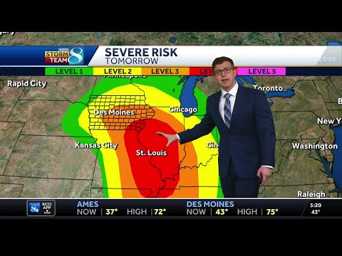 Iowa weather: Spring severe thunderstorms return Friday