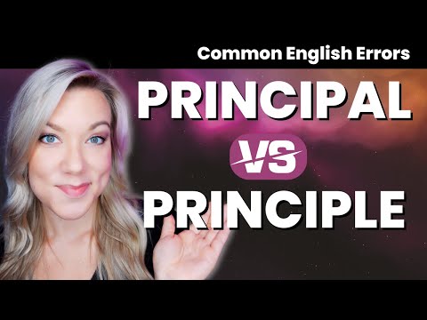 Principal VS Principle - Commonly Confused English Words Lesson with QUIZ