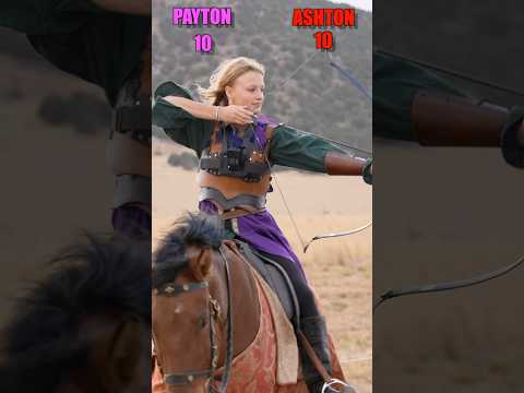 Payton VS Ashton! Epic Archery CHALLENGE!