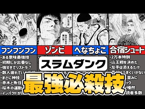 【スラムダンク】主要キャラの必殺技まとめ【ゆっくり解説】