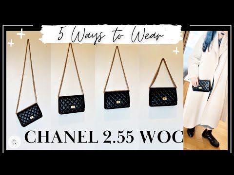 How to Wear CHANEL 2.55 Wallet On Chain / Ways to wear the WOC | Rather Rosy