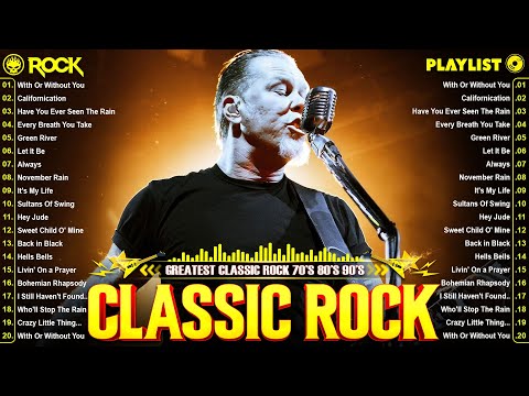 Classic Rock Songs 70s 80s 90s Full Album 🤘 Nirvana, Led Zeppelin, Bon Jovi, Aerosmith, U2, Metalica