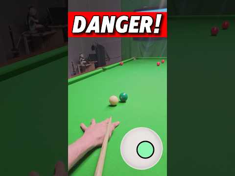 Snooker Practice Break Danger ⚠️ GoPro Headcam POV