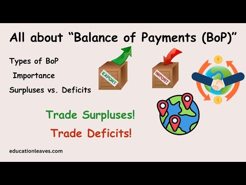 What is Balance of payments (BoP)? | Types, Importance #bop