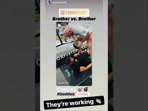 Jake Paul vs Tommy Fury Training 🥊 | #shorts