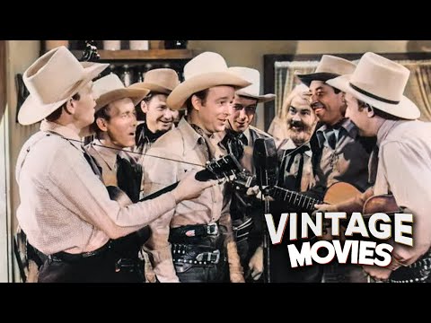 Roy Rogers and Trevor Bardette Western Adventure Action Movie | Black and White | Vintage Movies