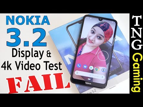 Nokia 3.2 - 4K Video Test & Display Test