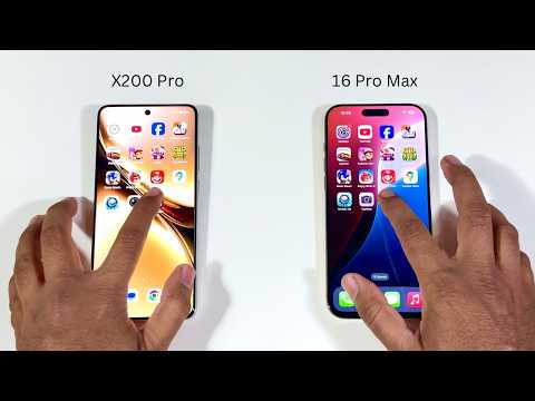 Vivo X200 Pro vs iPhone 16 Pro Max SpeedTest and Camera Comparison