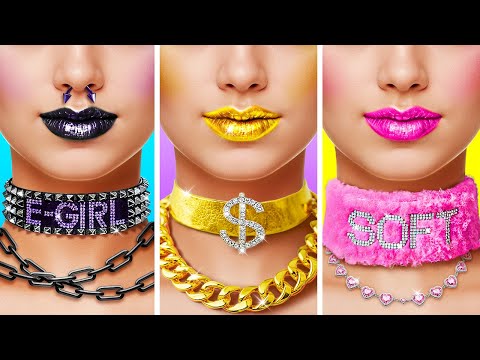 TWO GIRLS IN LOVE WITH BILLIONAIRE! E-GIRL vs SOFT Girl Beauty Struggles to Get a Guy