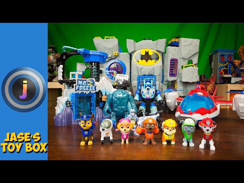 Super Toy Story! Batman Saves Skye from Paw Patrol! Jase's Toy Box