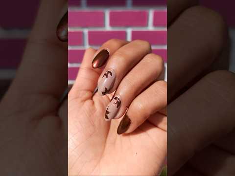 Easy NailArt Design for beginners 🏡😱 #nailart #shorts #viralshort #easynailart #viralnailart