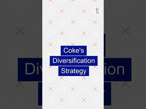 Coca Cola's diversification strategy #cocacola #coke #strategy #new #business #facts #mba #learning