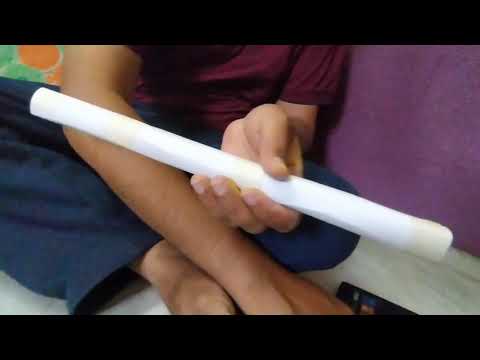 Making of Bansuri from Art Paper