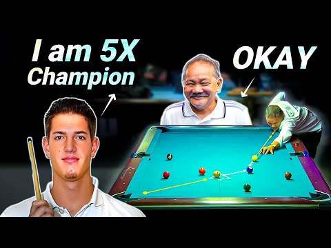 Young PLAYER Thinks He Can OUTMATCH the 62-Year Old EFREN REYES