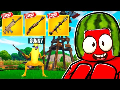 Getting LEGENDARY Weapons in Fortnite OG