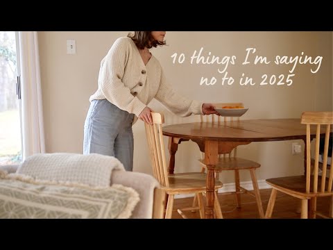 10 Things I'm NOT BUYING in 2025 💰 | Minimalism, Intentional Living + Saving Money