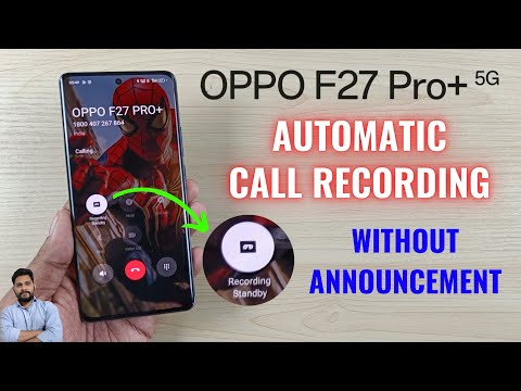 Oppp F27 Pro+ 5G : Auto Record Calls Without Announcement With Speed Dial & Full Screen Caller ID