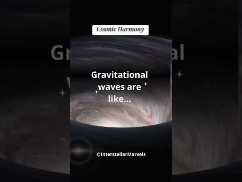 Gravitational Waves: Universe's Secret! CosmicPhenomena #BlackHoles #NeutronStars #shorts