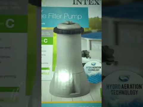 Intex 1000 gph Cartridge filter pump model 637r With Hydro air ration￼ ￼