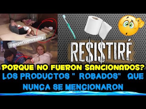 RE$I$TIRÉ/ LOS PRODUCTOS QUE LOS PARTICIPANTES TOMARON PERO NO FUERON SANCIONADOS POR ESO