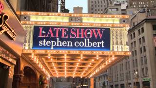 Ed Sullivan Theater Marquee Lighting