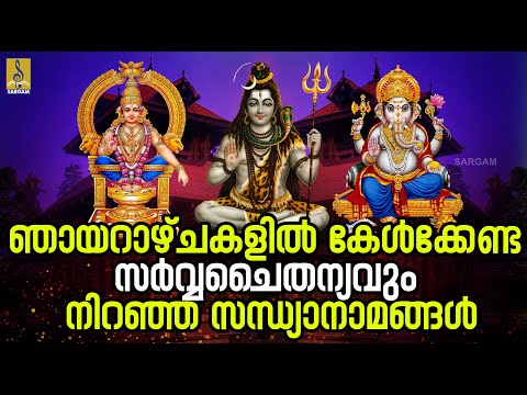 🔴(LIVE) ഞായറാഴ്ചകളിൽ കേൾക്കേണ്ട സർവ്വചൈതന്യവും നിറഞ്ഞ സന്ധ്യാനാമങ്ങൾ  | Hindu Devotional Songs