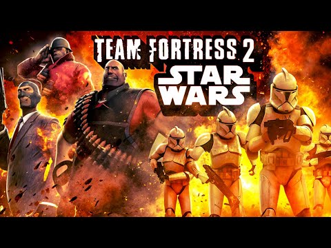 What if The Team Fortress 2 Mercenaries Fought in The Clone Wars