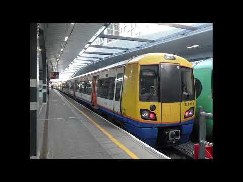 Class 378152 Capitalstar London Overground East London Line Terminates & Leaves at London Bridge P14