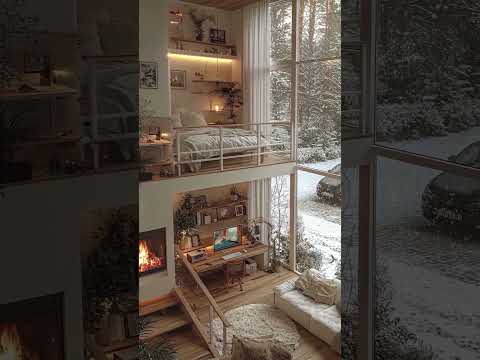 Watching Snow Drift Down While Snuggled in a Dreamy Cabin Hideaway.