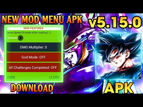 Dragon Ball Legends NEW MOD MENU V5.15.0 APK / SPEED Mod Menu / DB Legends Mod Apk