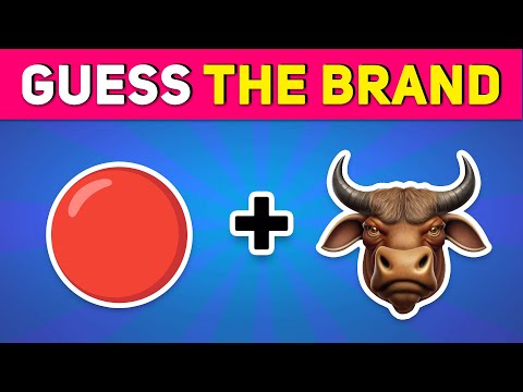 Guess the BRAND by Emoji? 🤔 Emoji Quiz | Quiz Rainbow