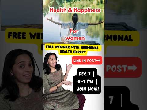 🚀 Join Our Exclusive Webinar- Link mentioned in Community post🧘🏻‍♀️ #WomenHealth #YogPrakrutiStudio