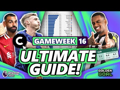 THE ULTIMATE GUIDE FOR FPL GAMEWEEK 16! 📈 | Fantasy Premier League 24/25 Strategy and Tips