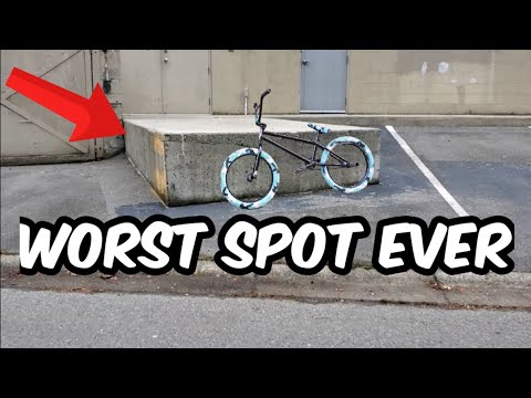 This was the worst BMX spot ever