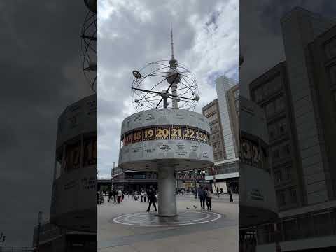 Berlin world clock #berlin #berlintvtower #berlinworldclock #germany #berlinvlog #travel