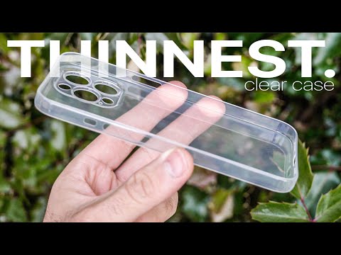 THINNEST iPhone 13 Pro Clear Case Unboxing & Review!